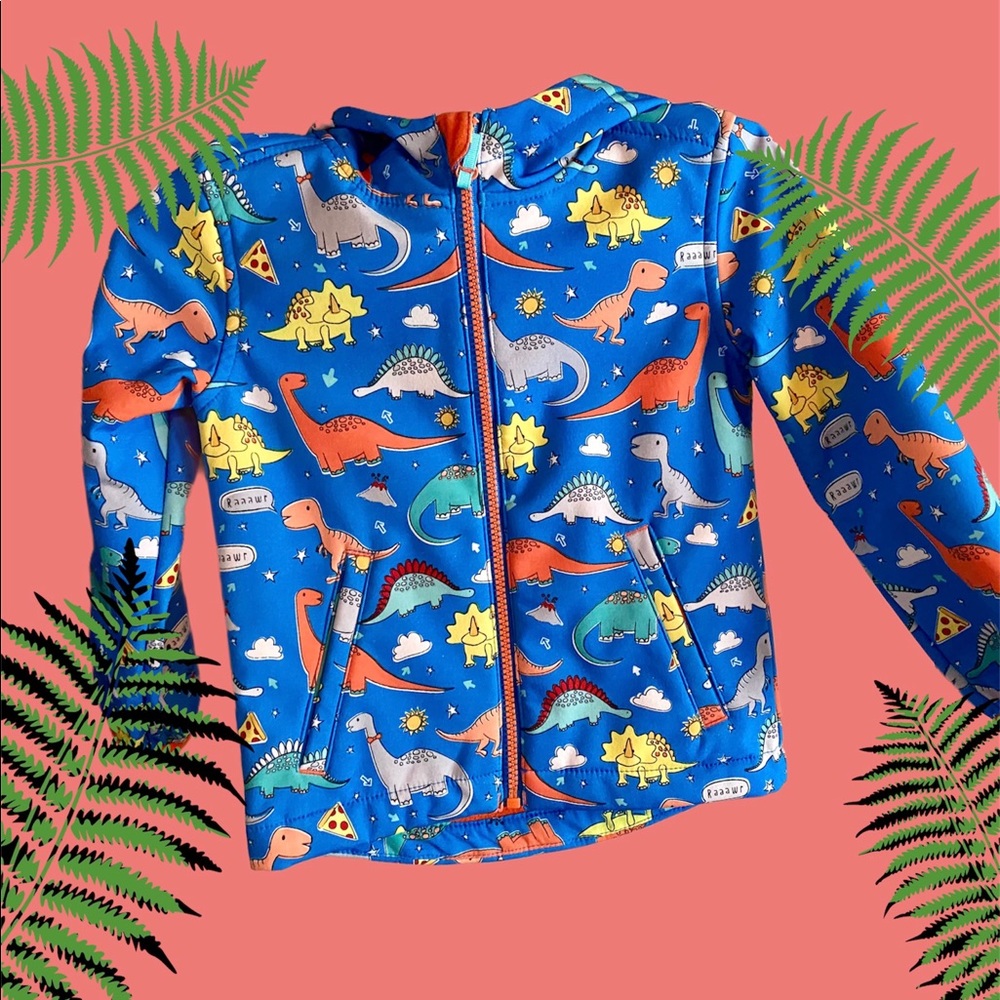 CAT & JACK RAIN DINOSAUR JACKET